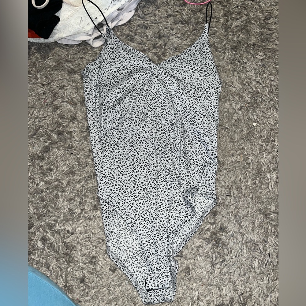 Cheetah print body suit, never worn